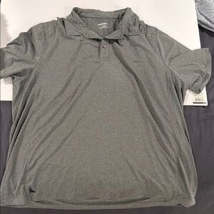 UNTUCKit Gray Performance Polo Shirt XXL
